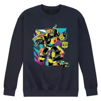 Мужская флисовая толстовка Bumblebee из серии Transformers Licensed Character, синий