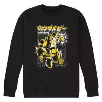 Мужская флисовая толстовка Bumblebee из серии Transformers Licensed Character, черный
