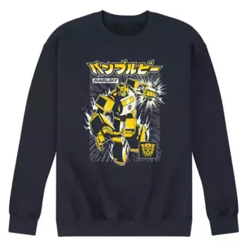 Мужская флисовая толстовка Bumblebee из серии Transformers Licensed Character, синий