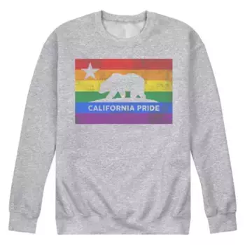 Мужская флисовая толстовка California Pride Licensed Character, серый