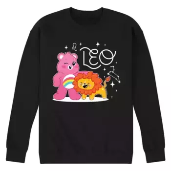 Мужская флисовая толстовка Care Bears Leo Licensed Character, черный