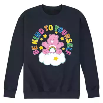 Мужская флисовая толстовка Care Bears с надписью «Будь добр к себе» Licensed Character, синий