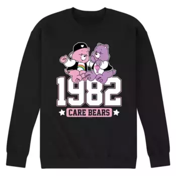 Мужская флисовая толстовка Care Bears Varsity 1982 Licensed Character, черный