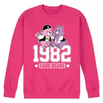 Мужская флисовая толстовка Care Bears Varsity 1982 Licensed Character, пурпурный