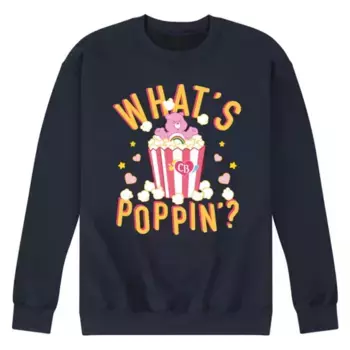 Мужская флисовая толстовка Care Bears Whast Poppin' Licensed Character, синий