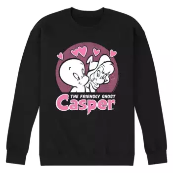 Мужская флисовая толстовка Casper Wendy Love Licensed Character, черный
