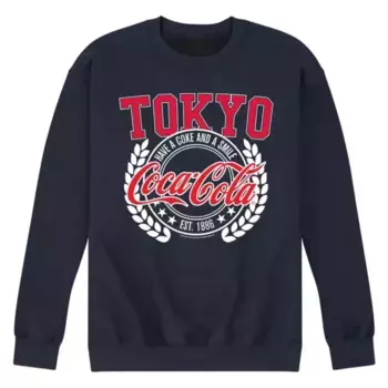 Мужская флисовая толстовка Coca Cola Tokyo Licensed Character, синий