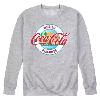 Мужская флисовая толстовка Coca Cola Tokyo Licensed Character, цвет hetaher gray