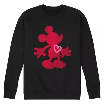 Мужская флисовая толстовка Disney's Mickey Heart Licensed Character