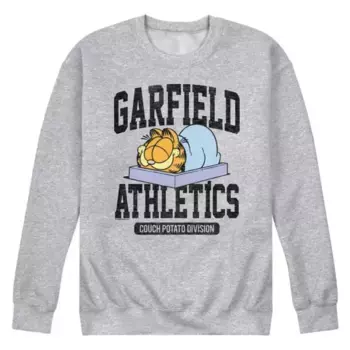 Мужская флисовая толстовка Garfield Athletics Trainer Potato Division Licensed Character, серый