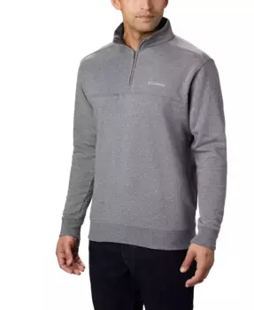 Мужская флисовая толстовка Hart Mountain II с молнией на четверть Columbia, серый