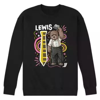 Мужская флисовая толстовка if lewis Licensed Character, черный