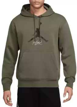 Мужская флисовая толстовка Jordan Essentials Baseline, цвет Medium Olive