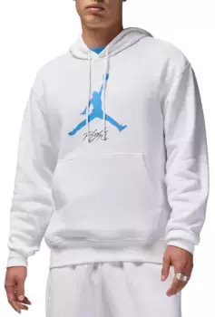 Мужская флисовая толстовка Jordan Essentials Baseline, цвет White/Legend Blue