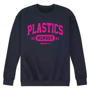 Мужская флисовая толстовка Mean Girls Plastics Member Licensed Character, синий
