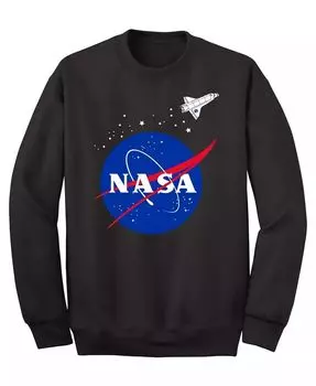 Мужская флисовая толстовка NASA Spaceship Crew AIRWAVES, черный