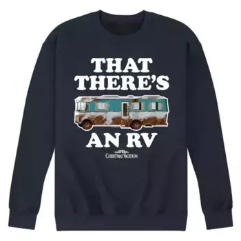 Мужская флисовая толстовка National Lampoon's Christmas Vacation с принтом RV Licensed Character, синий