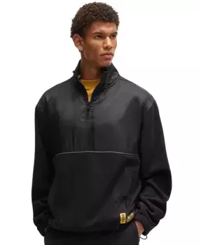 Мужская флисовая толстовка NFL с золотистой отделкой Hugo Boss, черный