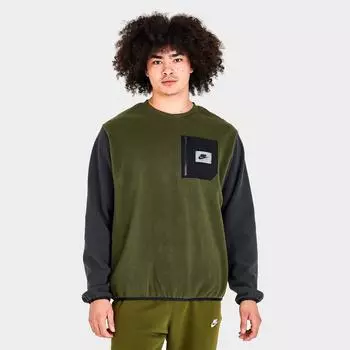 Мужская флисовая толстовка Nike Sportswear Therma-FIT Sports Utility, зеленый