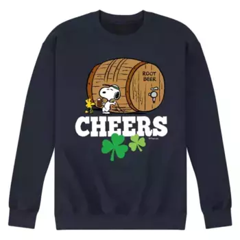 Мужская флисовая толстовка Peanuts Cheers Root Beer Licensed Character, синий