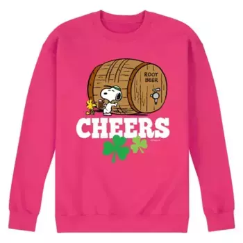 Мужская флисовая толстовка Peanuts Cheers Root Beer Licensed Character, пурпурный