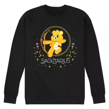 Мужская флисовая толстовка с изображением медведей-стрельцов Care Bears Licensed Character, черный