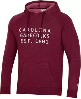 Мужская флисовая толстовка с капюшоном Champion South Carolina Gamecocks Garnet Triumph Pullover