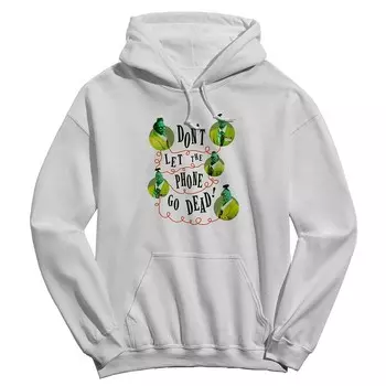 Мужская флисовая толстовка с капюшоном Dont Let Beetlejuice Licensed Character, белый