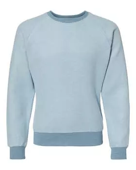 Мужская флисовая толстовка с круглым вырезом Flip Side J. America, цвет chambray heather