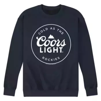 Мужская флисовая толстовка с логотипом Coors Light Licensed Character, синий