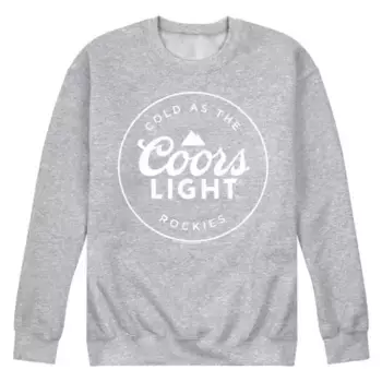 Мужская флисовая толстовка с логотипом Coors Light Licensed Character, серый