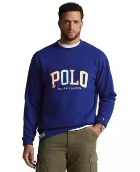 Мужская флисовая толстовка с логотипом rl big &amp; tall Polo Ralph Lauren, мульти