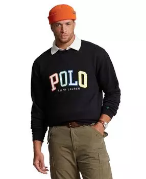 Мужская флисовая толстовка с логотипом rl big &amp; tall Polo Ralph Lauren, мульти