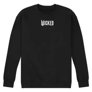 Мужская флисовая толстовка с логотипом Wicked Licensed Character, черный