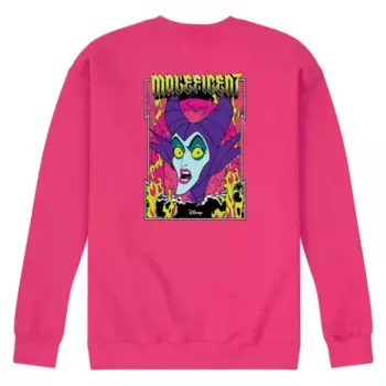 Мужская флисовая толстовка с неоновым постером «Спящая красавица Малефисента» Disney, пурпурный