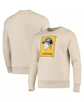 Мужская флисовая толстовка с пуловером threads oatmeal pittsburgh pirates Majestic, мульти