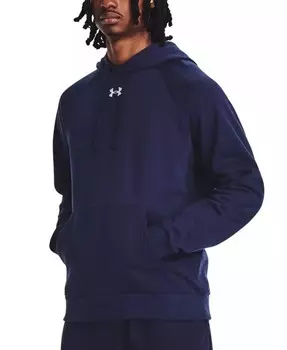 Мужская флисовая толстовка с вышитым логотипом Rival Under Armour, синий
