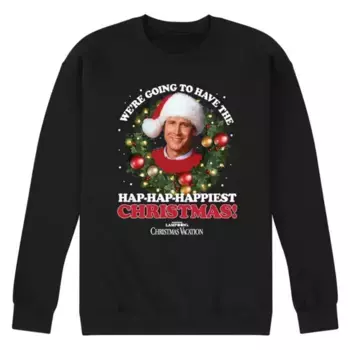 Мужская флисовая толстовка "Счастливого Рождества" National Lampoon's Christmas Vacation Licensed Character, черный