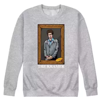 Мужская флисовая толстовка Seinfeld "The Kramer" Licensed Character, серый