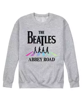 Мужская флисовая толстовка the beatles abbey road AIRWAVES, серый