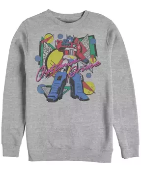 Мужская флисовая толстовка Transformers Generations Eighties Optimus Fifth Sun, серый