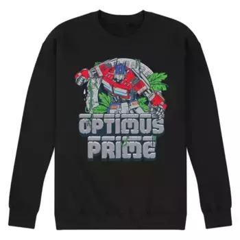 Мужская флисовая толстовка Transformers Optimus Prime Licensed Character, черный