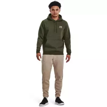 Мужская флисовая толстовка Under Armour Icon, цвет Marine Od Green/White