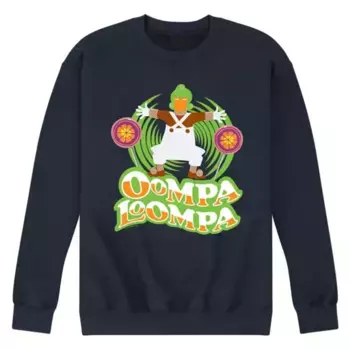 Мужская флисовая толстовка "Вилли Вонка и Уомпа Ломпа" Licensed Character, синий