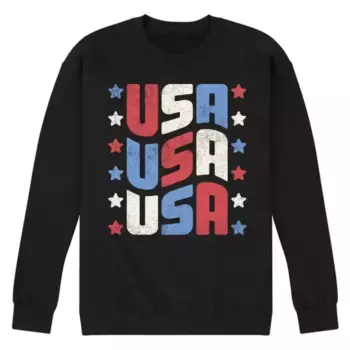 Мужская флисовая толстовка в стиле США Licensed Character, черный