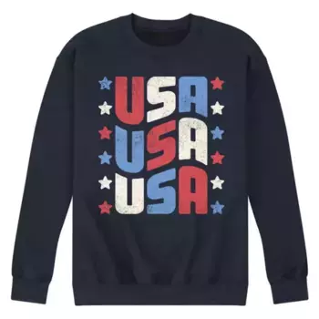 Мужская флисовая толстовка в стиле США Licensed Character, синий