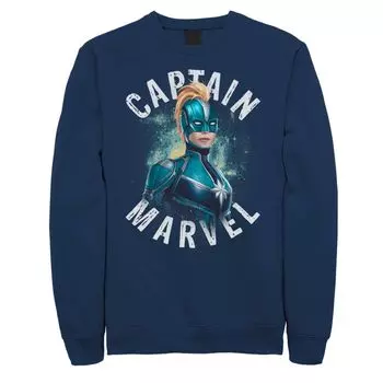 Мужская флисовая униформа Captain Marvel Kree с космическим портретом Licensed Character