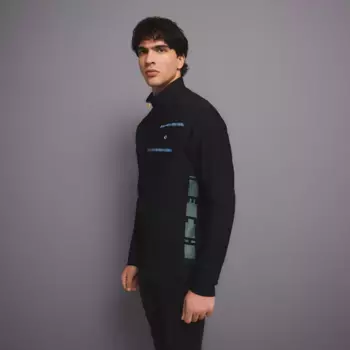 Мужская флисовая велосипедная куртка Boomerang, черный