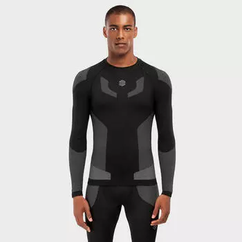 Мужская функциональная компрессионная рубашка для зимних видов спорта Snow Dune SIROKO Black