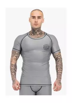 Мужская функциональная рубашка приталенного кроя LIMEHILLS BENLEE, серо-черный